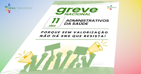 Greve Nacional dos Trabalhadores Administrativos da Saúde – 11 de dezembro de 2025 