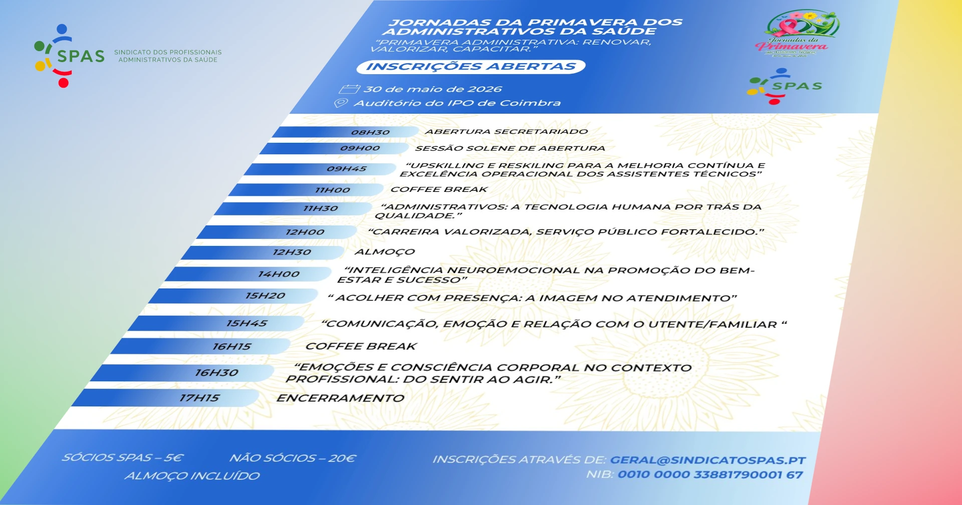 Jornadas da Primavera dos Administrativos da Saúde
